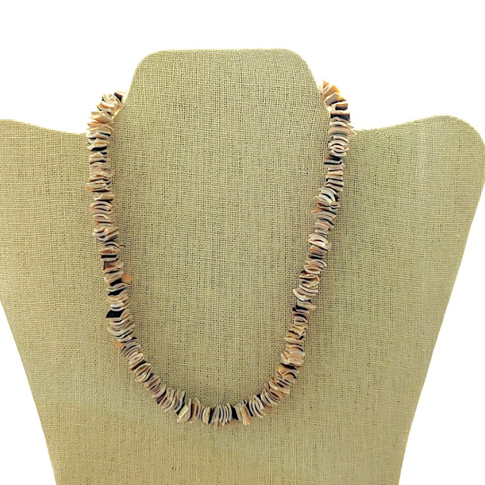 DISCO Lemonade Vintage 70s Puka, Shell, Colorful, Festival, Lei, Necklace, Beach